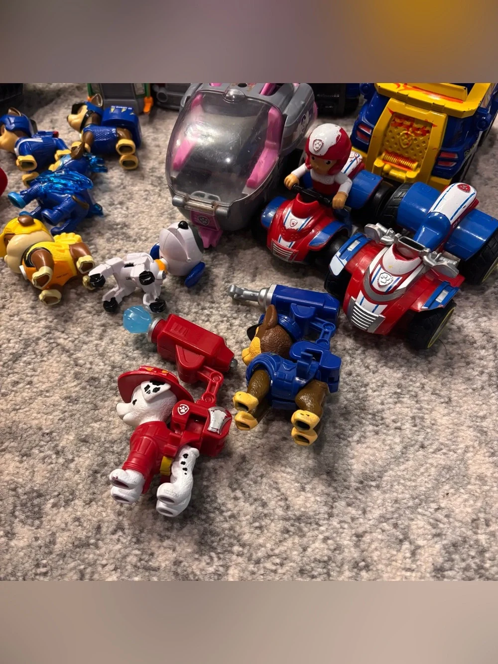 Paw Patrol Assorted Vehicle and Figure Toy Lot